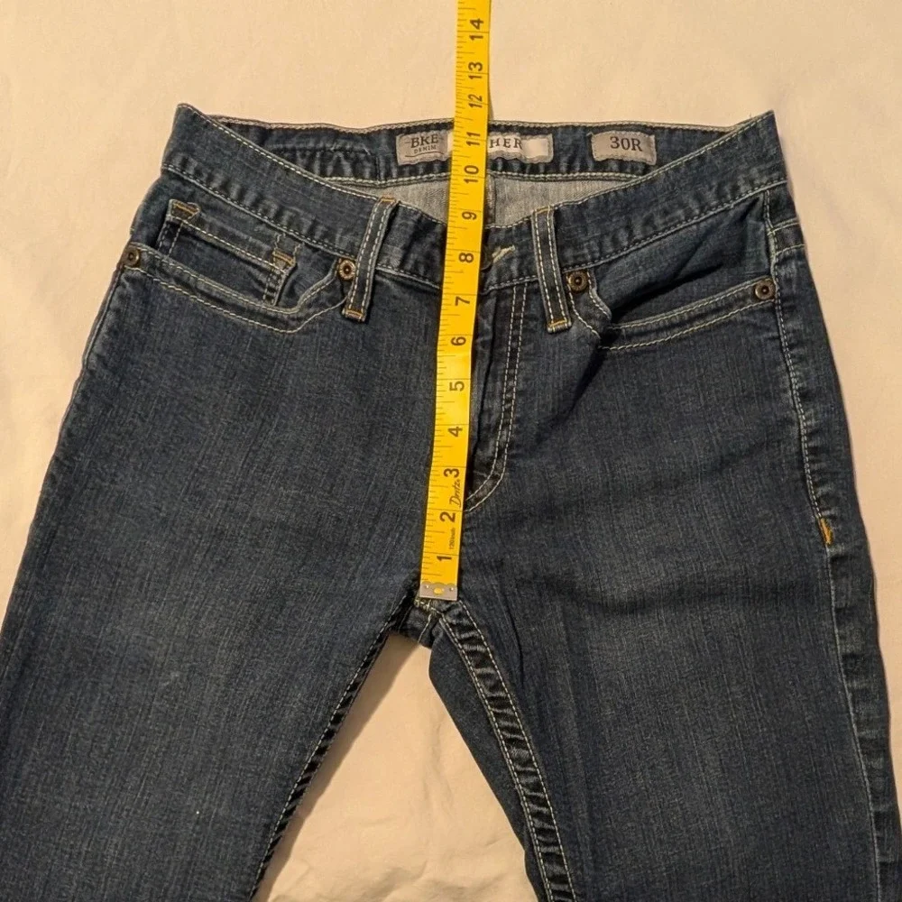 BKE Asher Mens Dark Wash Slim Straight Denim Jeans Size 30R BMC3300R KOOL